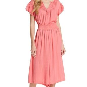 CLEARANCE DOLAN Carrie Pintucked Jumpsuit Pink FINAL PRICE NO OFFER CONSIDERED